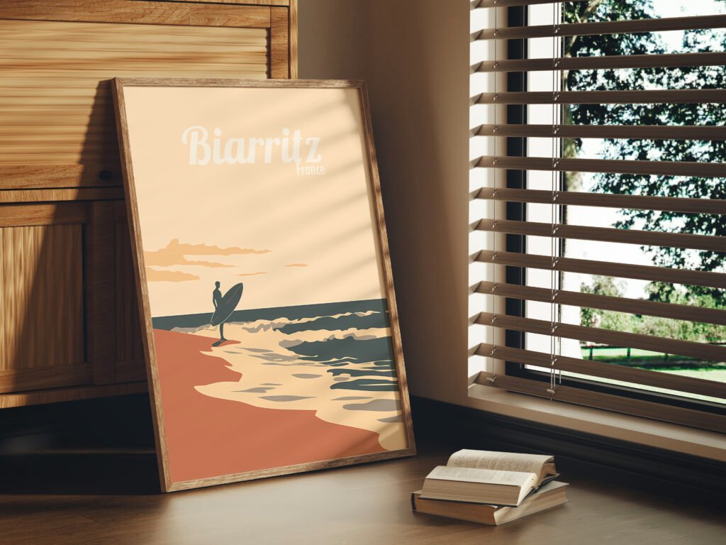 Biarritz France_Nero AI_Anime Fenetre ombre