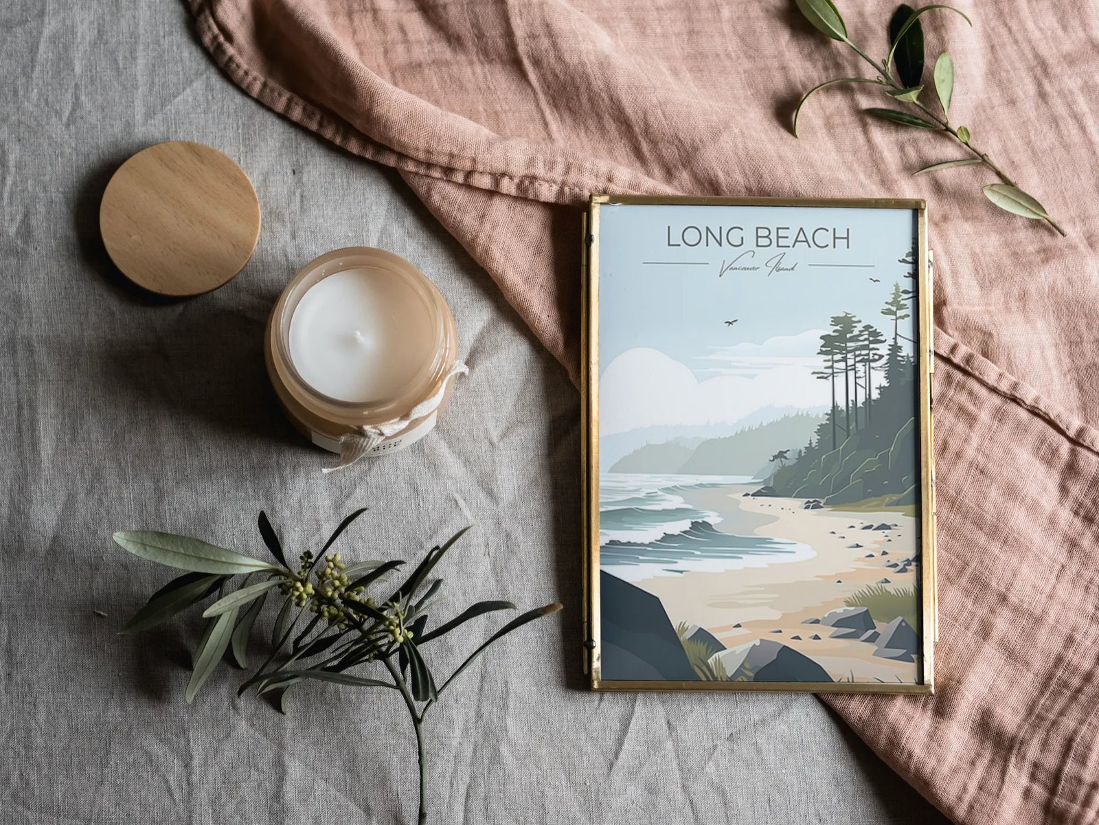 Print Long Beach Poster Tofino British Columbia Poster Surfing Waves Wall Decor Pacific Coast Art Print Canada