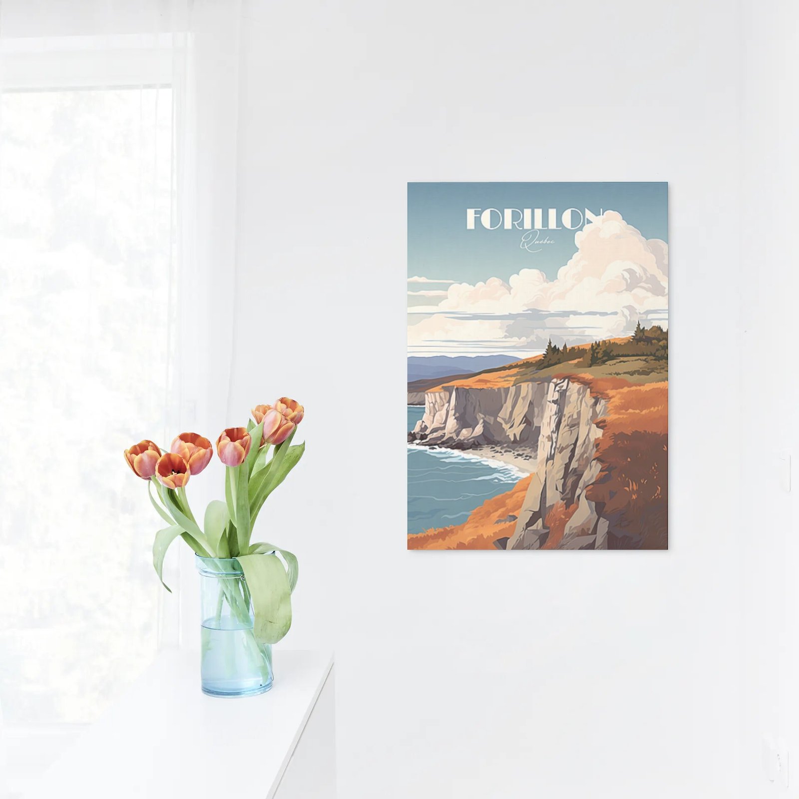 Print Forillon National Park Print Quebec Poster Quebec Wall Decor Forillon National Poster Park Québec Art Print fall Canada poster autumn