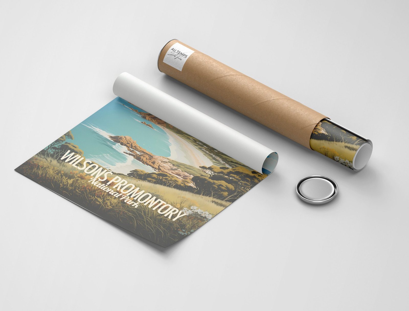 Poster Wilsons Promontory print Victoria Australia Travel Poster Scenic Nature Views Art Print Wall Decor Adventure Gifts
