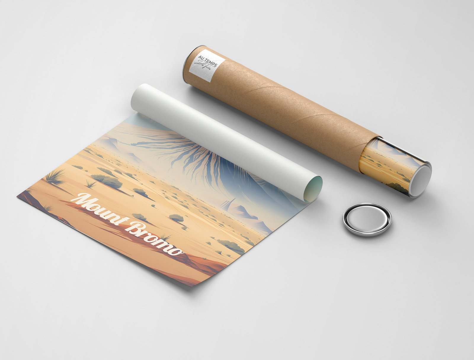 Poster Mount Bromo print Java Indonesia Travel Poster Scenic Volcano Views Art Print Nature Wall Decor Adventure Gifts