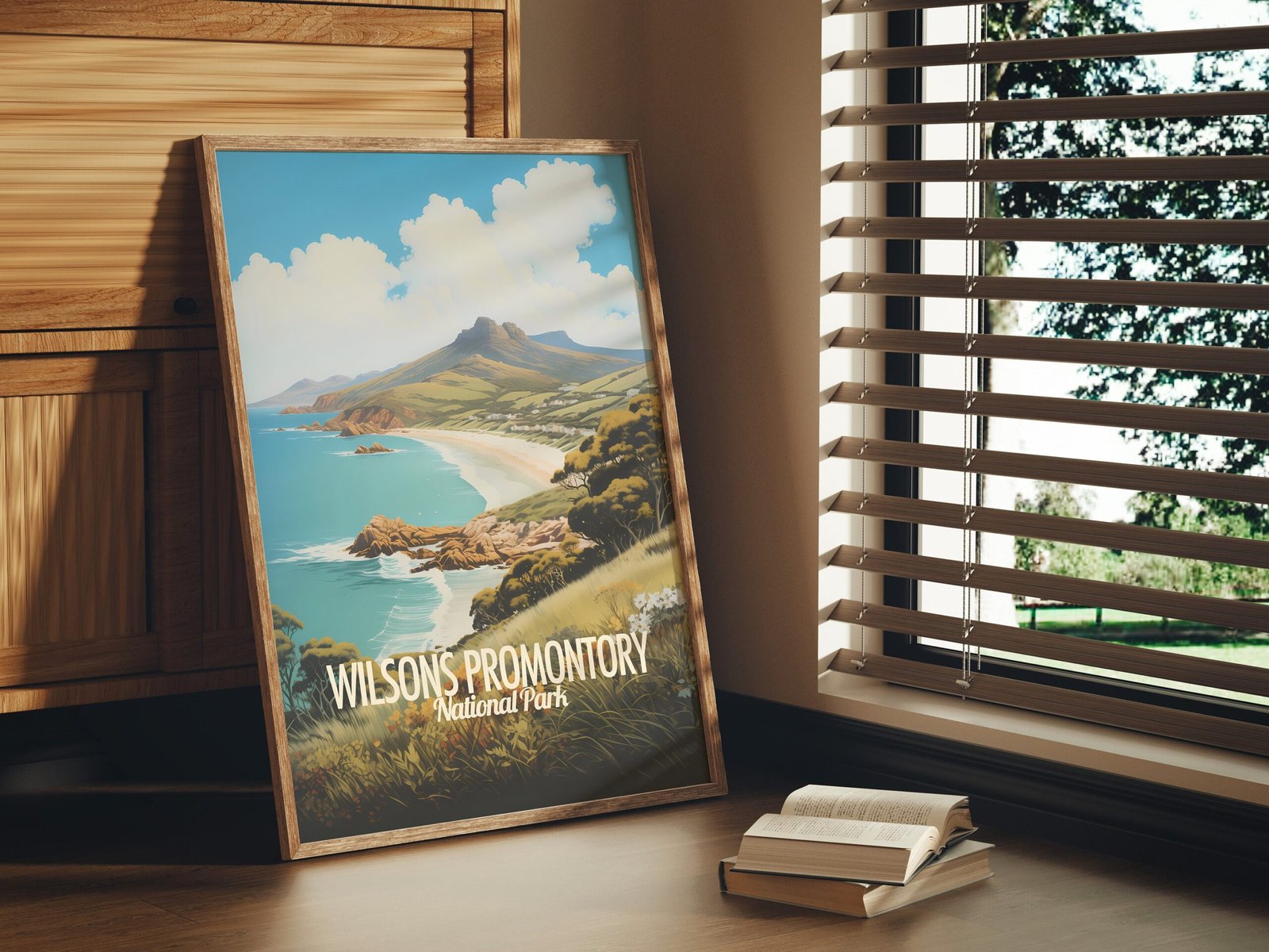 Poster Wilsons Promontory print Victoria Australia Travel Poster Scenic Nature Views Art Print Wall Decor Adventure Gifts